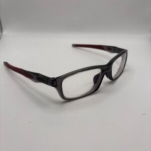 Oakley Gray Maroon Crosslink Eyeglasses + Case (FRAMES ONLY) OX8030-0655